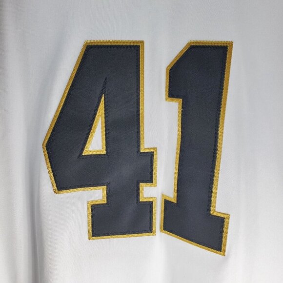 SAINTS Nike Men's Black White Football-NFL Jersey On Field Short Sleeve Small - Picture 10 of 15